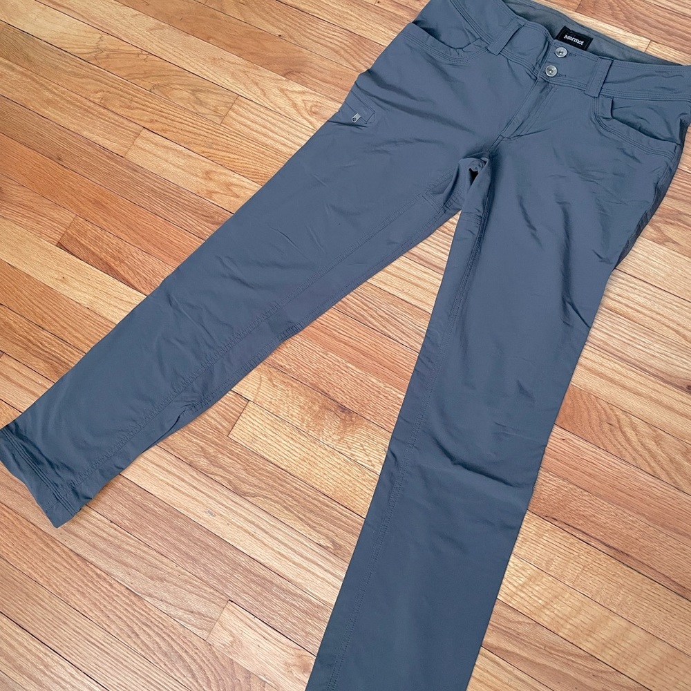 Marmot Outdoor Hiking Trouser Slim Chinos Sport Active Relax pants gray 8
